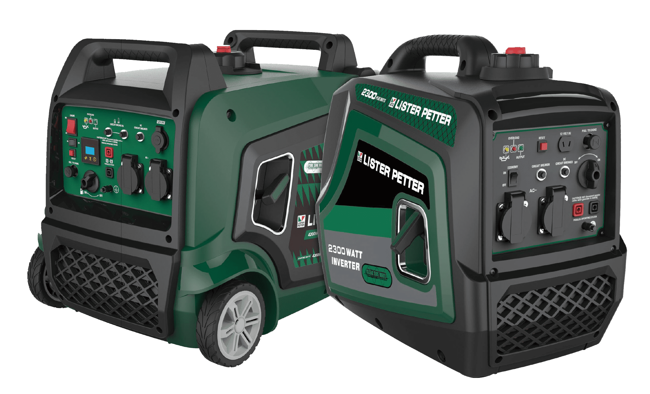 Lister Petter portable petrol inverter generators