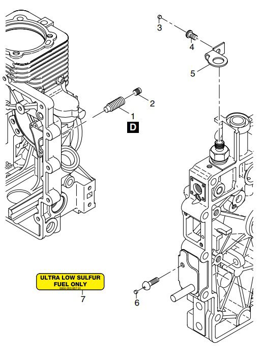 Hatz 1B20 Tamper-proof parts