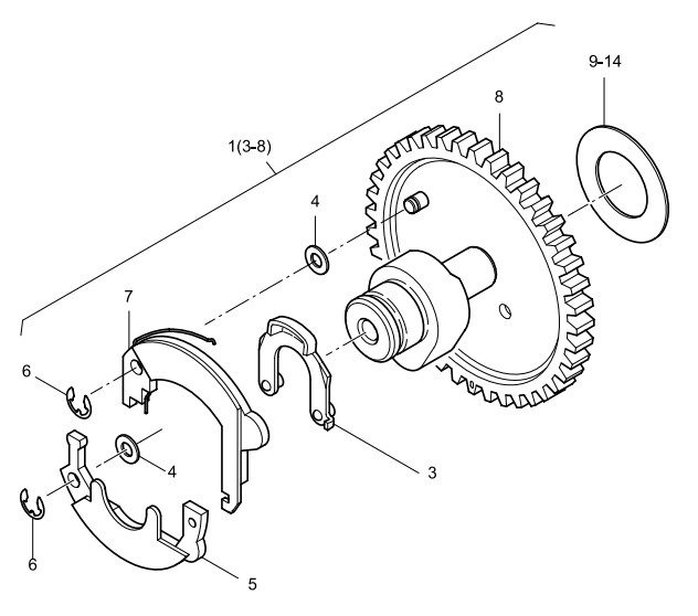 Hatz 1B30 Camshaft