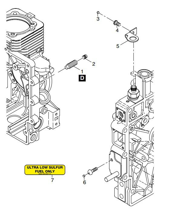 Hatz 1B30 Tamper-proof parts