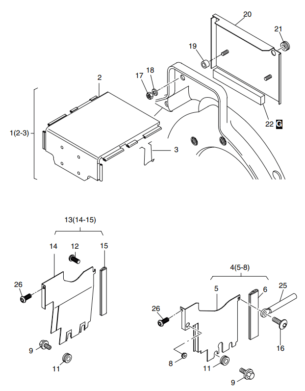 Hatz 1B40 Air ducting